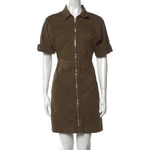 Army Green Veronica Beard Dress